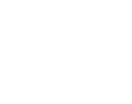A black and white Pet Grocer logo with a dog and cat surrounded by leaves