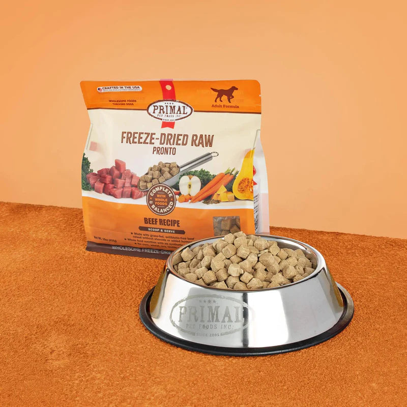 Primal Dog Freeze Dried Raw Pronto Beef Pet Grocer Inc.