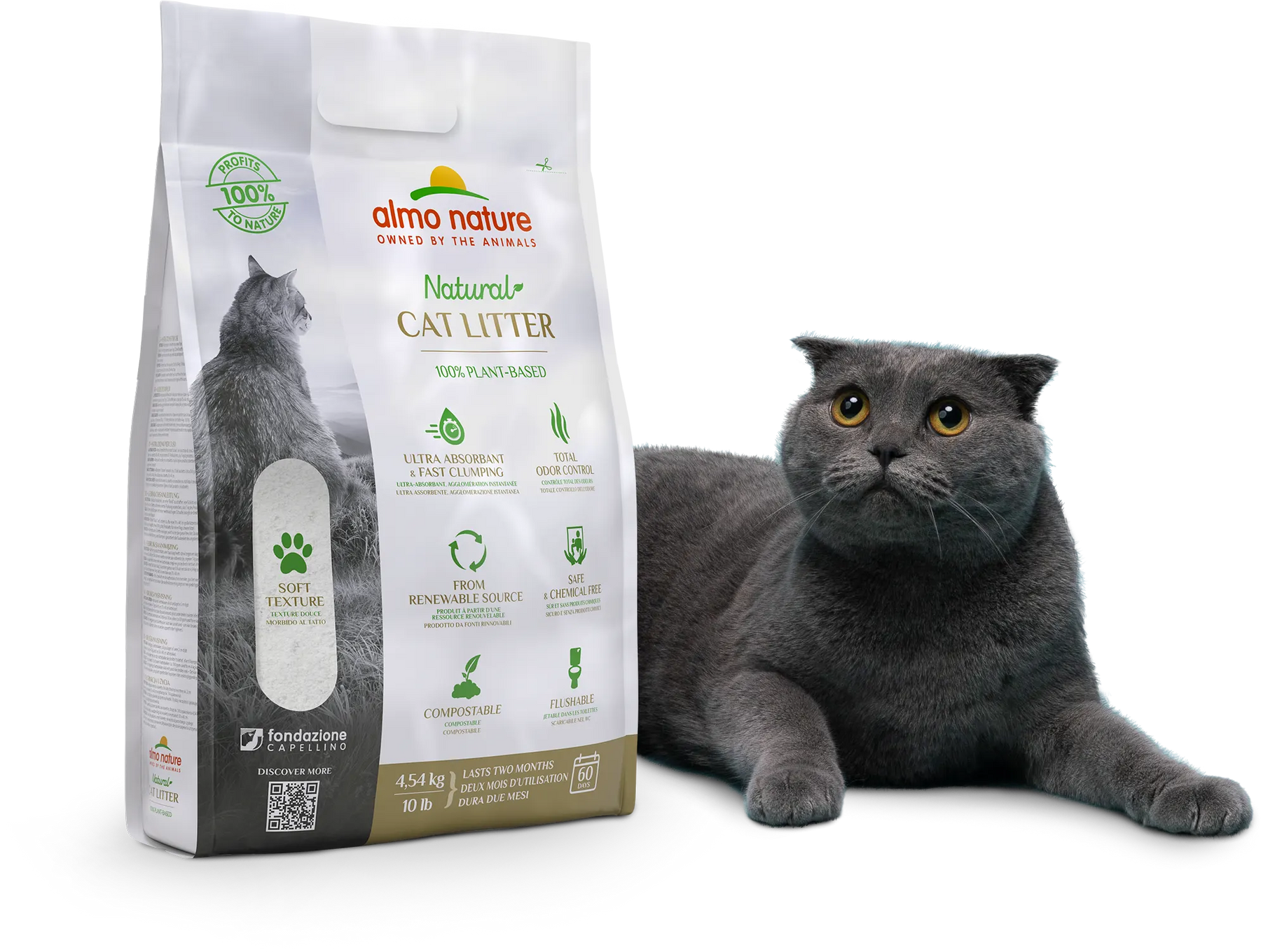 Almo Nature Clumping Plant Based Cat Litter – Pet Grocer
