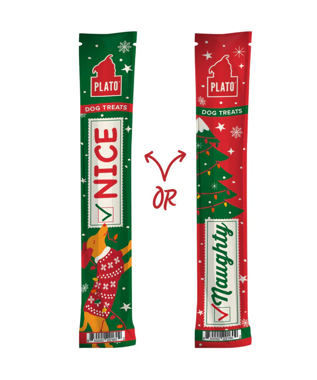 Think R Stick Plato - Thinker Sticks Holiday - Naughty or Nice (Duck) – Pet Grocer Inc.