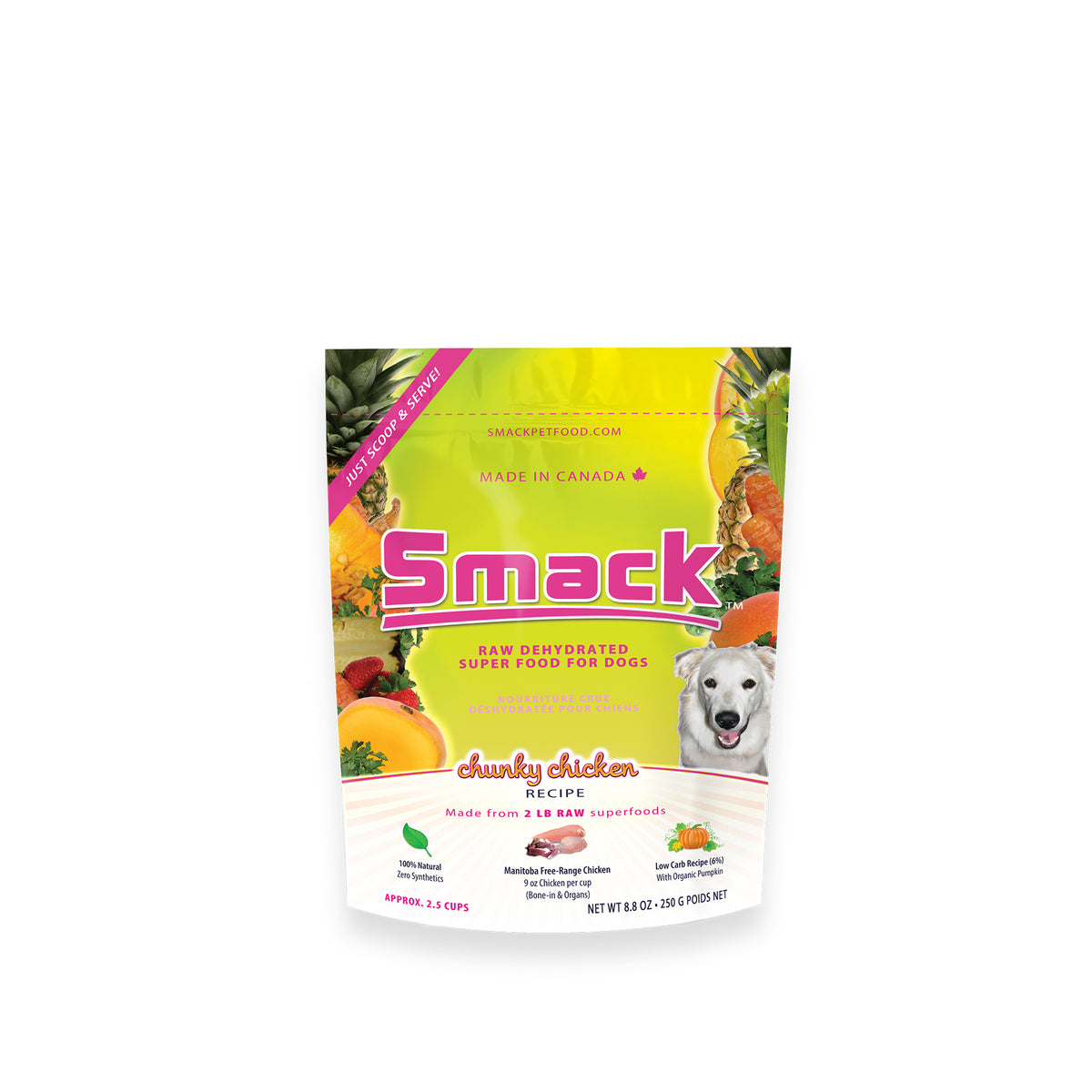 Smack - Dog Food - Raw Dehydrated - Chunky Chicken – Pet Grocer Inc.