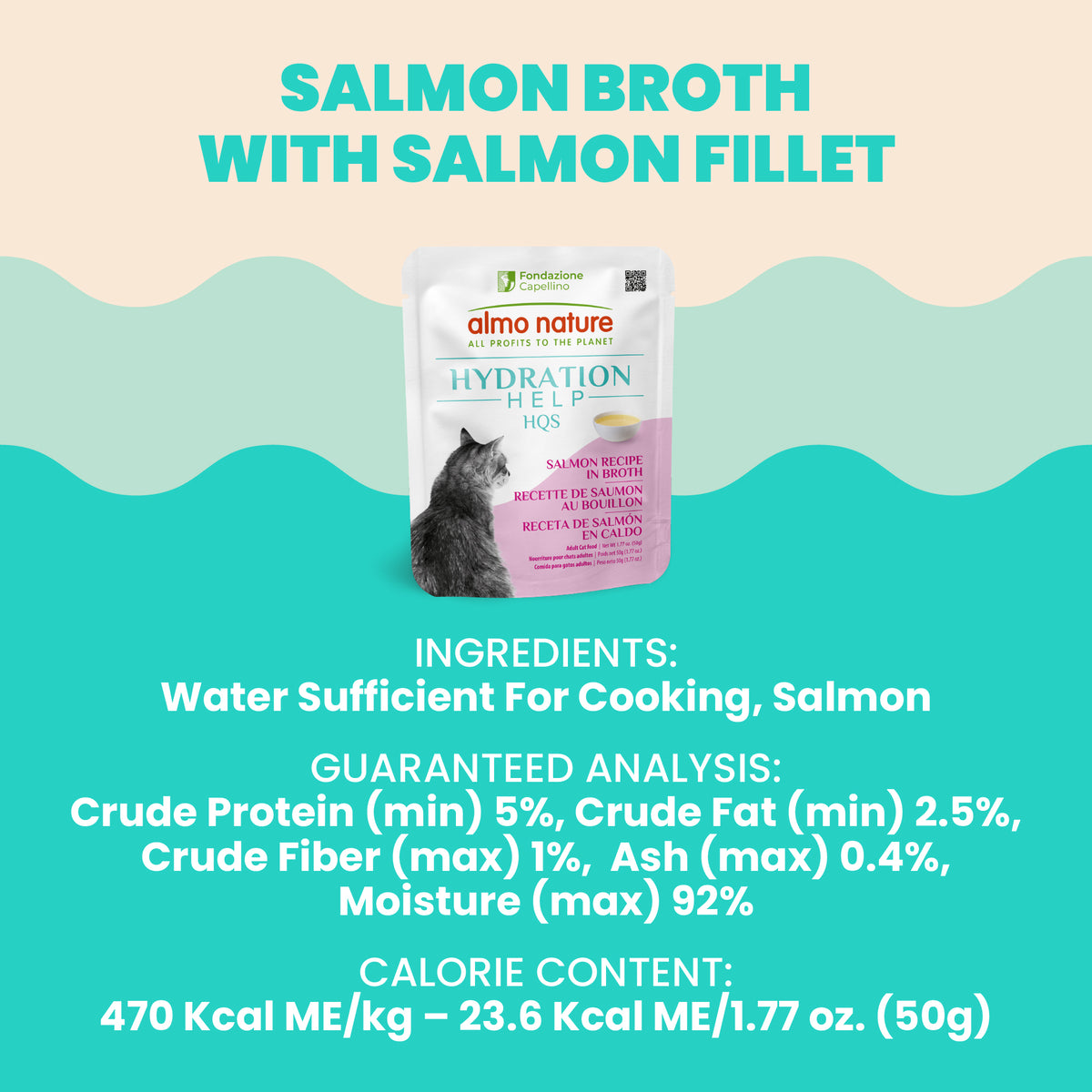 Almo Nature - Hydration Help - Salmon Broth – Pet Grocer Inc.